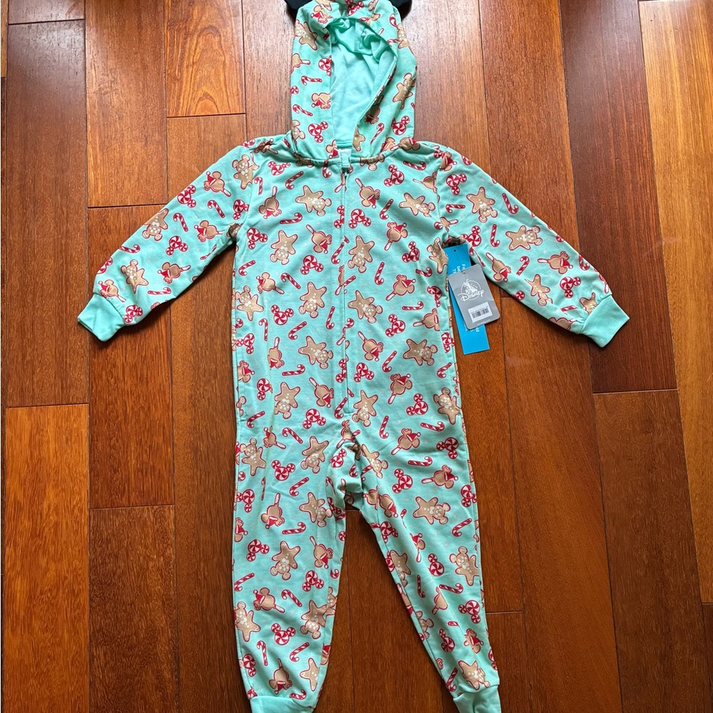 Disney Onesie Pajamas For Kids - Mickey Holiday Treats - Picture 2 of 6